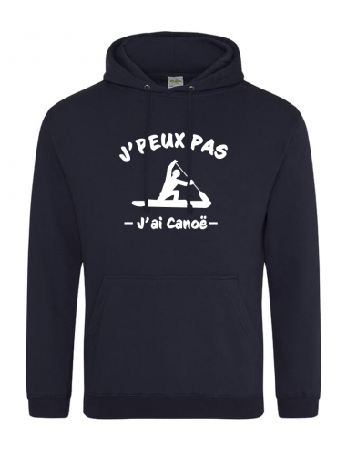 Sweat à capuche J'PEUX PAS J'AI CANOË